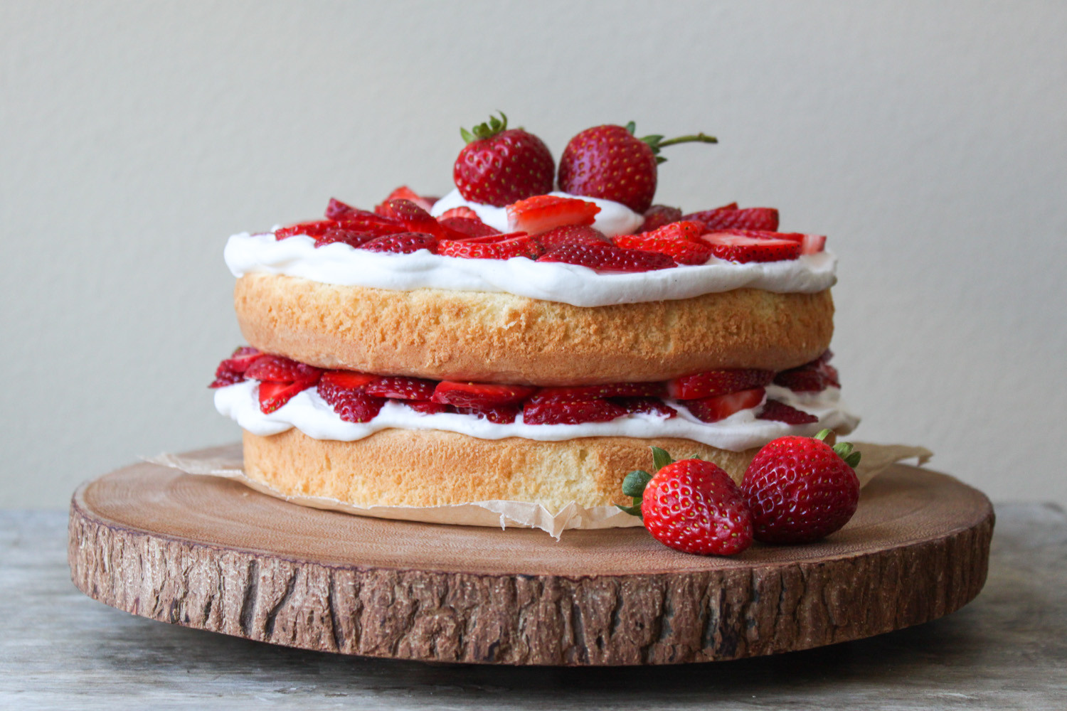 Layered Birthday Cake Recipes
 Strawberry Layer Cake The Little Epicurean