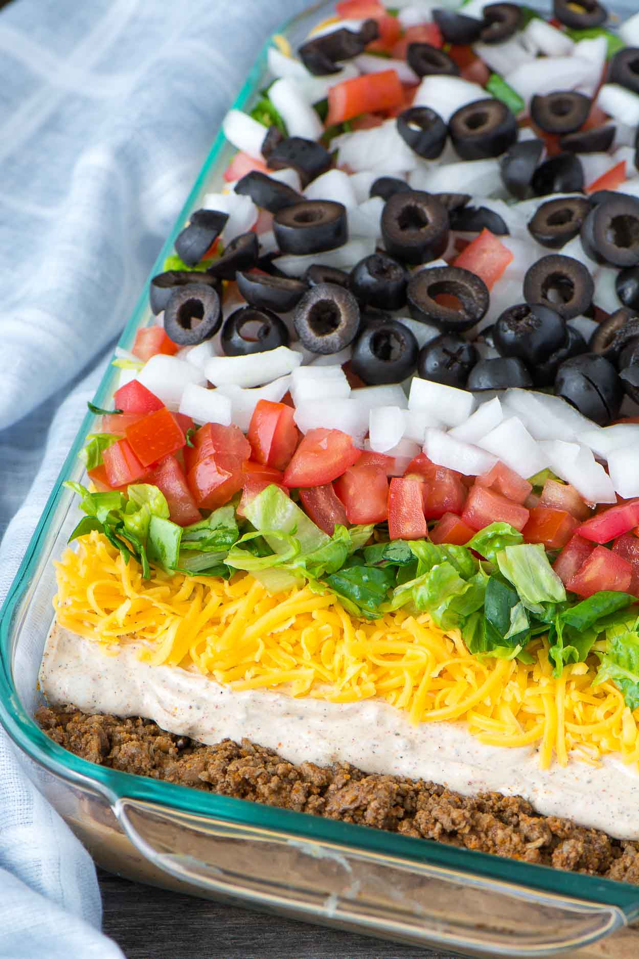 Layered Taco Dip With Ground Beef
 Seven Layer Taco Dip Recipe Ground Beef