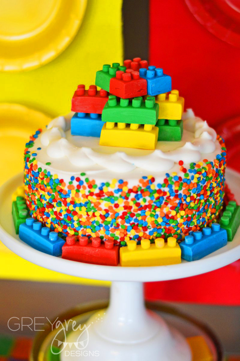 Lego Birthday Cakes
 GreyGrey Designs My Parties Lego Party