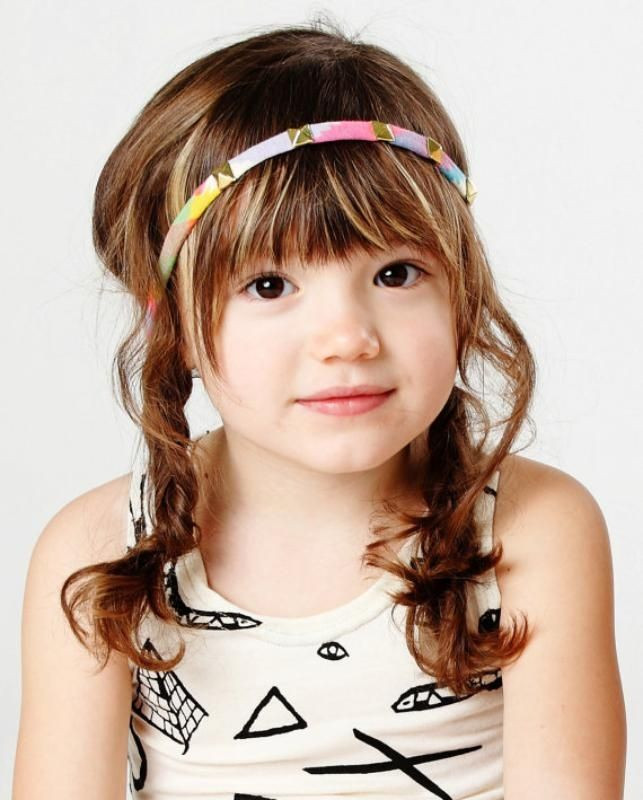 Little Girl Hairstyles With Bangs
 20 best Kız Çocuk Saç Modelleri images on Pinterest