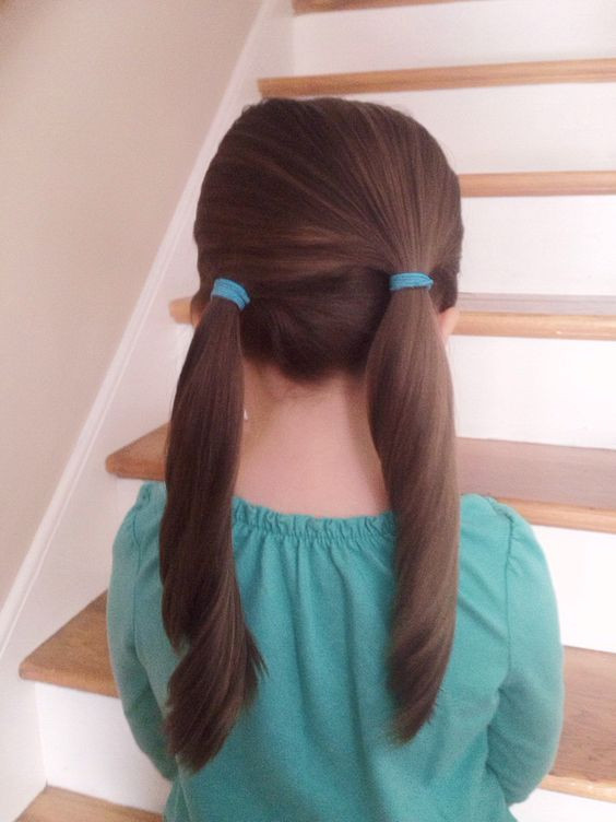 Little Girl Pigtails Hairstyles
 Pigtail Little girl hairstyles and Girl hairstyles on