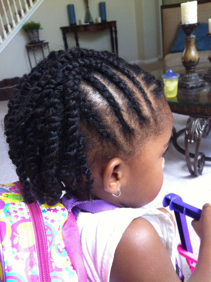 Little Girl Two Strand Twist Hairstyles
 Best 118 0 Kids natural hair twists images on Pinterest