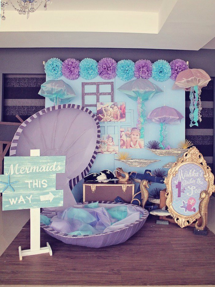 Little Mermaid Party Decoration Ideas
 21 Marvelous Mermaid Party Ideas for Kids