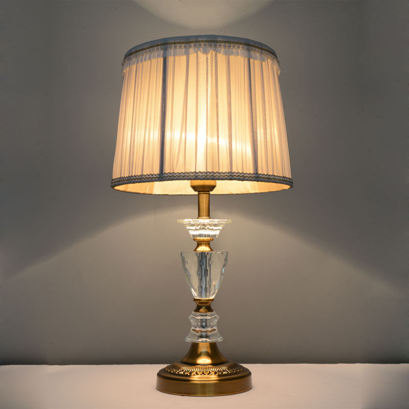 Living Room Lamp Shades
 Vintage Crystal Table Lamp E27 Bedroom Living Room Bedside