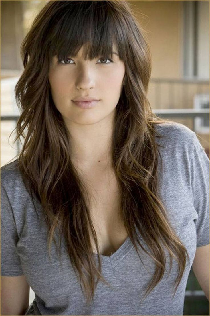 Long Hairstyles For Women With Bangs
 Effortless and Elegant Long Layered Haircuts with Bangs