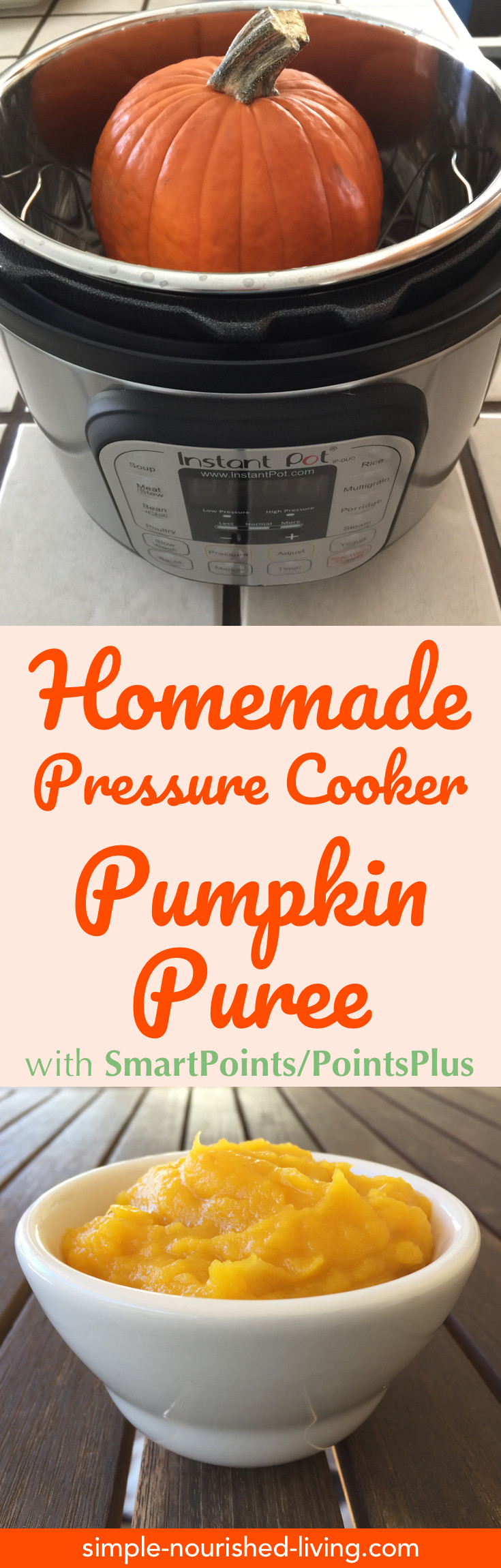 Low Calorie Pressure Cooker Recipes
 Pressure Cooker Pumpkin Puree Recipe