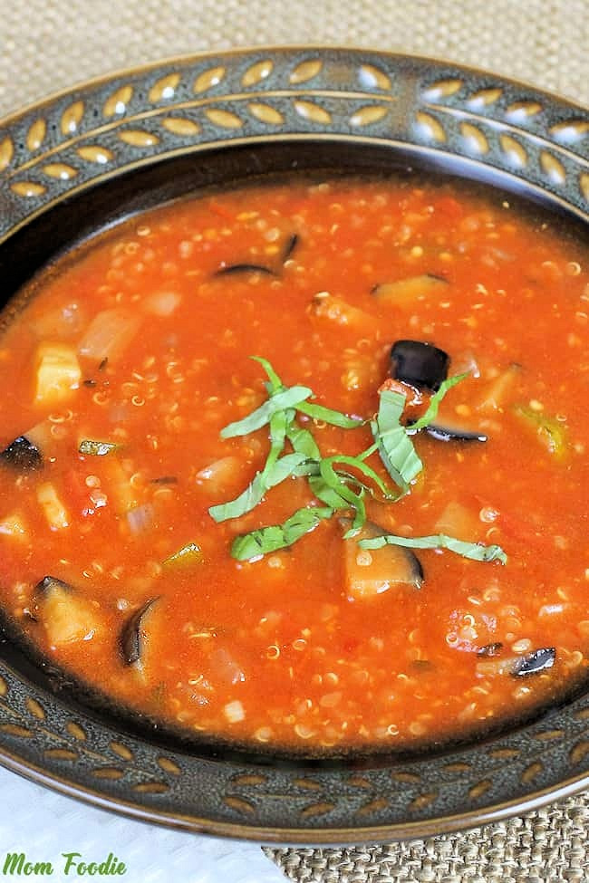 Low Calorie Quinoa Recipes
 Ratatouille Soup with Quinoa Low Calorie Soup Recipe
