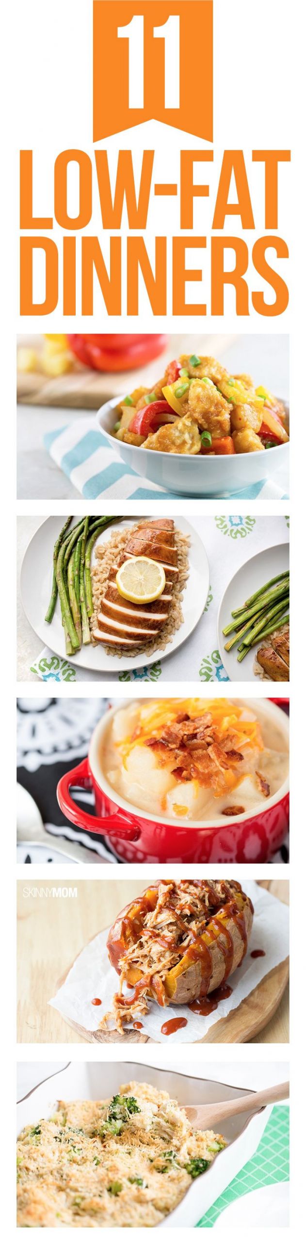 Low Fat Meal Recipes
 11 Dinners That Are 10 Grams of Fat or Less