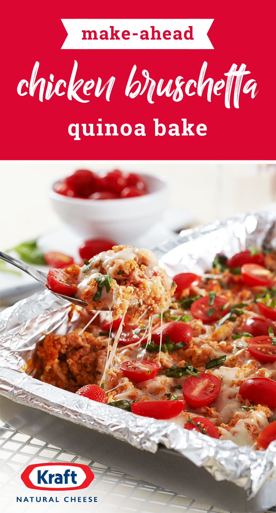 Make Ahead Bruschetta
 Make Ahead Chicken Bruschetta Quinoa Bake Recipe