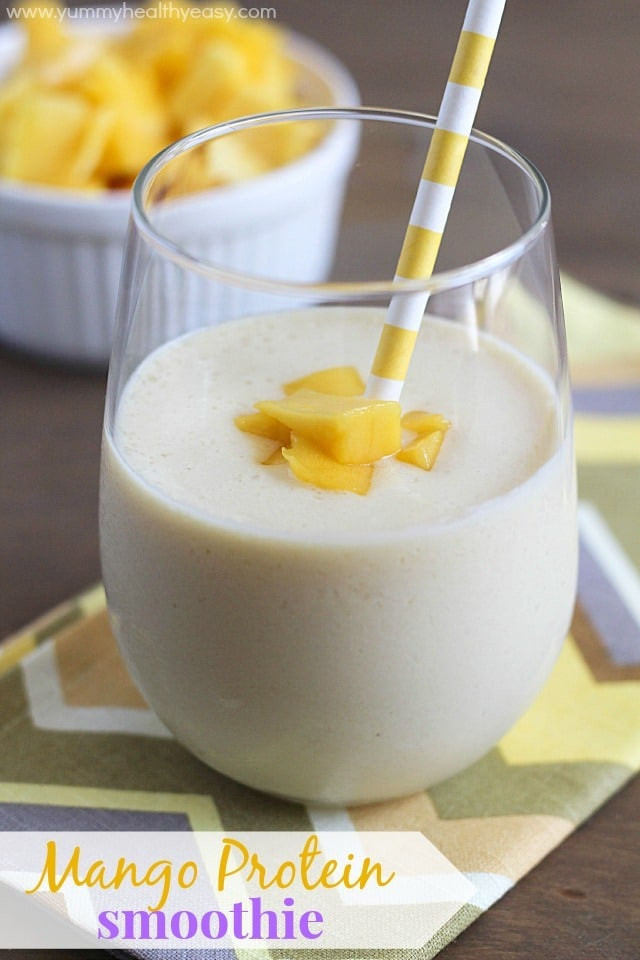 Mango Protein Smoothies
 Mango Protein Smoothie Yummy Healthy Easy