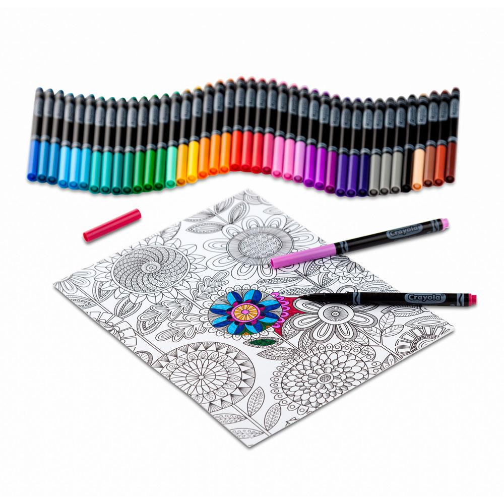 Markers For Adult Coloring Books
 Amazon Crayola Adult Coloring 40Ct Fine Line Markers
