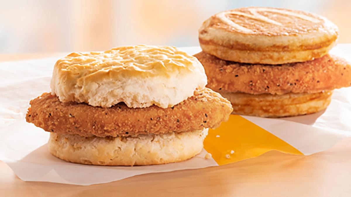 Mcdonalds Chicken Biscuit
 McDonald s is fighting the breakfast war with chicken