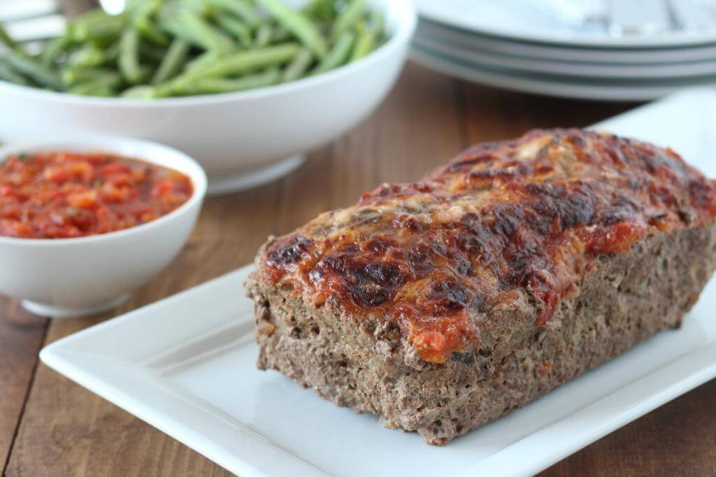 Meatloaf Recipes Italian
 Italian Meatloaf with Marinara Parmesan Crust gluten free