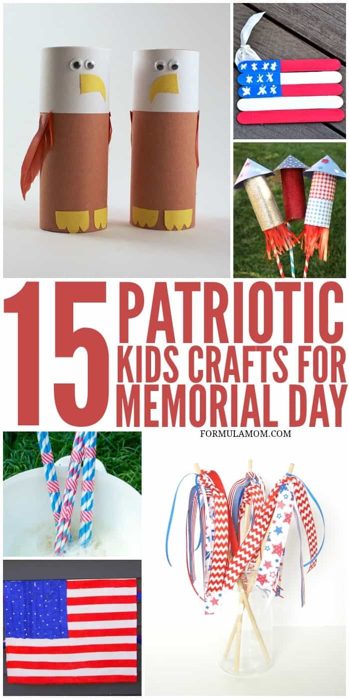 Memorial Day Crafts For Kids
 15 Patriotic Crafts for Kids memorialday 4thofjuly