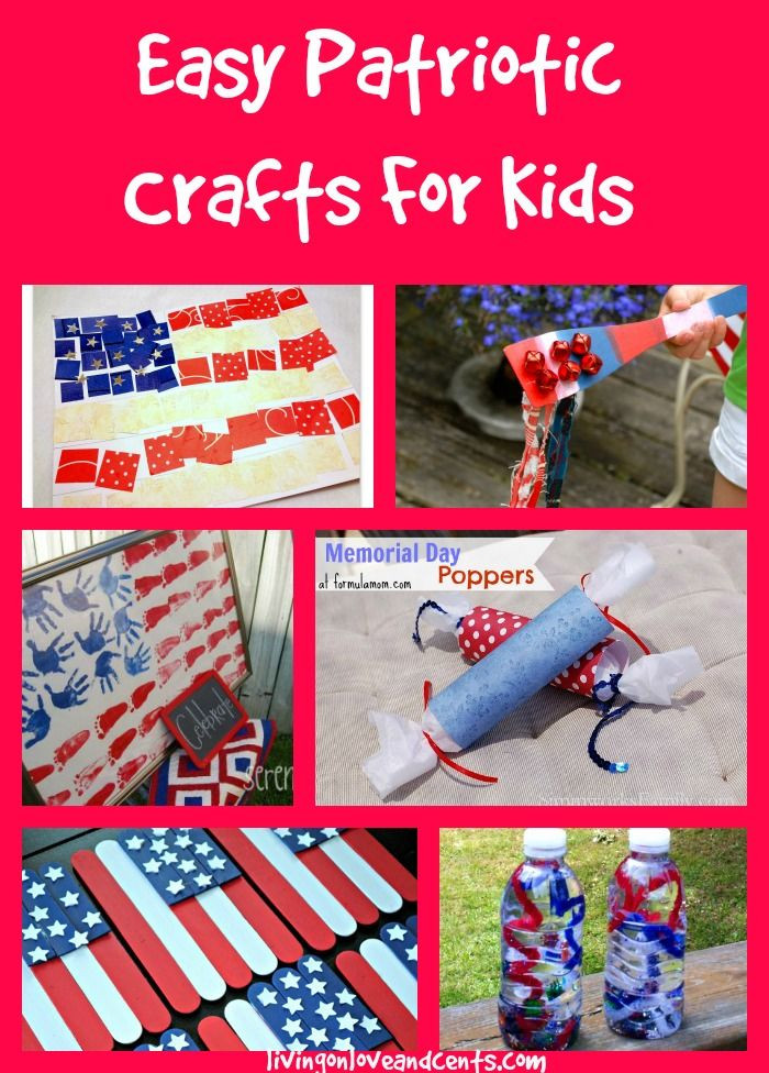 Memorial Day Crafts For Kids
 Easy Patriotic Crafts For Kids 4th of July & Memorial Day