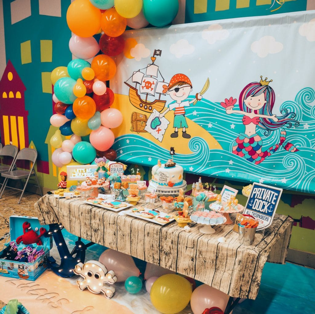 Mermaid And Pirate Party Ideas
 Mermaid & Pirate Party Ideas Twins Birthday Party