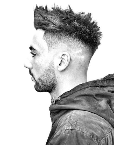 Messy Undercut Hairstyle
 Skin Fade Haircut For Men 75 Sharp Masculine Styles
