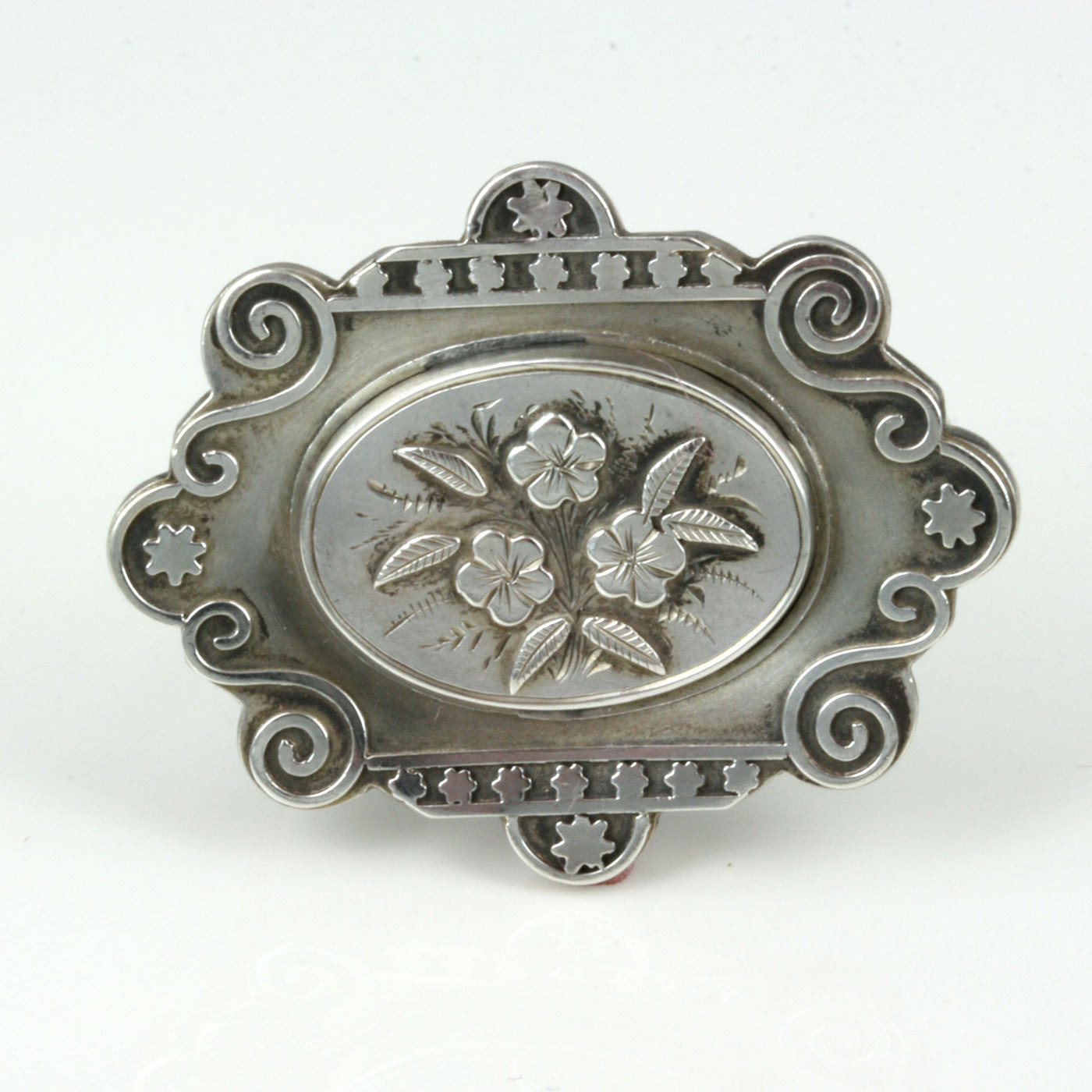 Metal Brooches
 Buy Sterling silver Victorian brooch from 1882 Sold Items