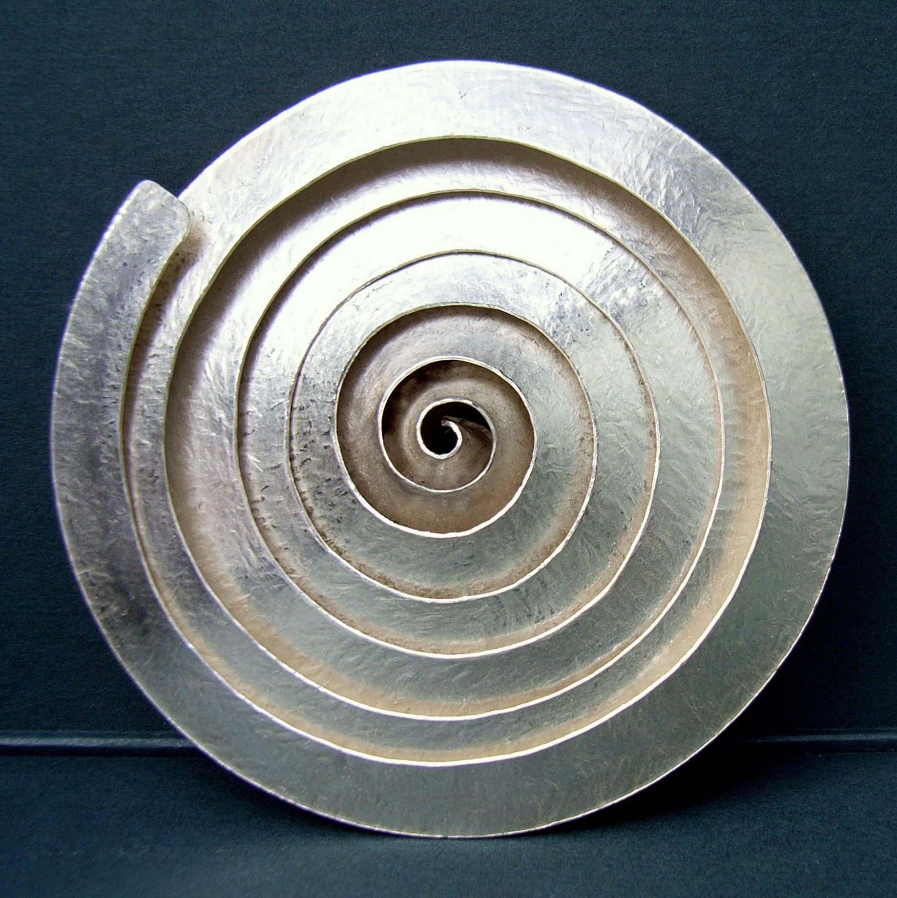 Metal Brooches
 Spiral silver brooch