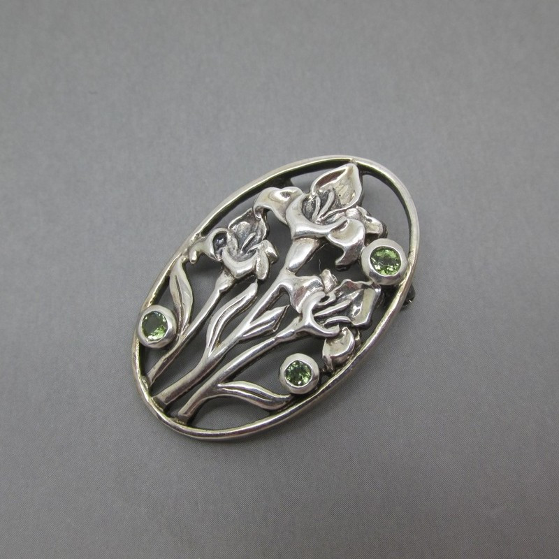 Metal Brooches
 Mackintosh Style Sterling Silver Brooch UK