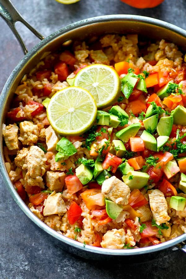 Mexican Chicken And Rice Recipes
 e Pot Spicy Mexican Chicken and Rice