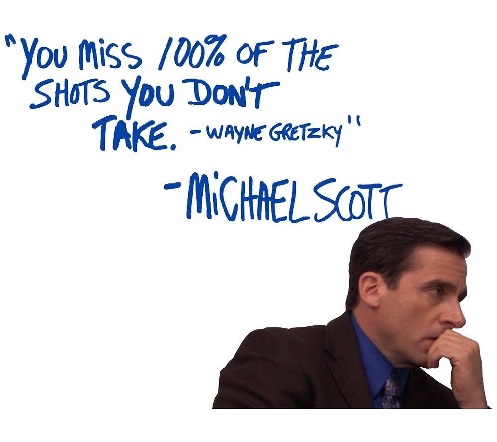 Michael Scott Inspirational Quotes
 "Michael Scott s Inspirational Quote Colour " by