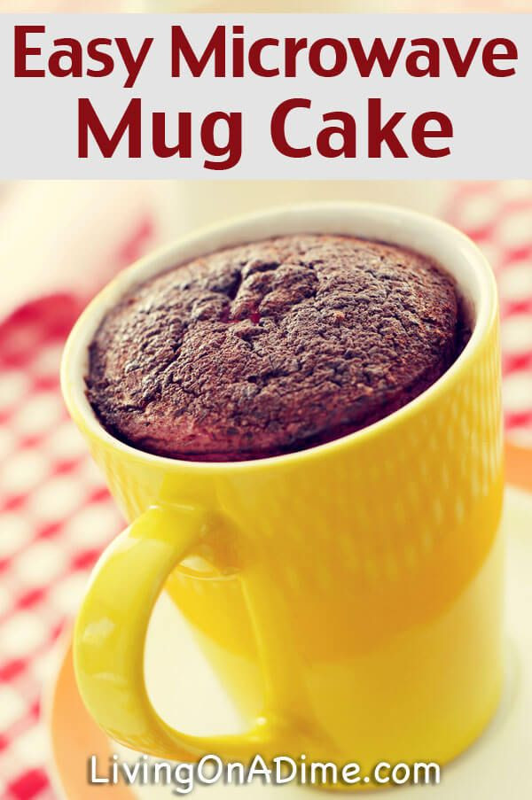 Microwave Cupcakes From Cake Mix
 Homemade Warm Delights Easy Microwave Mug Cake Recipe