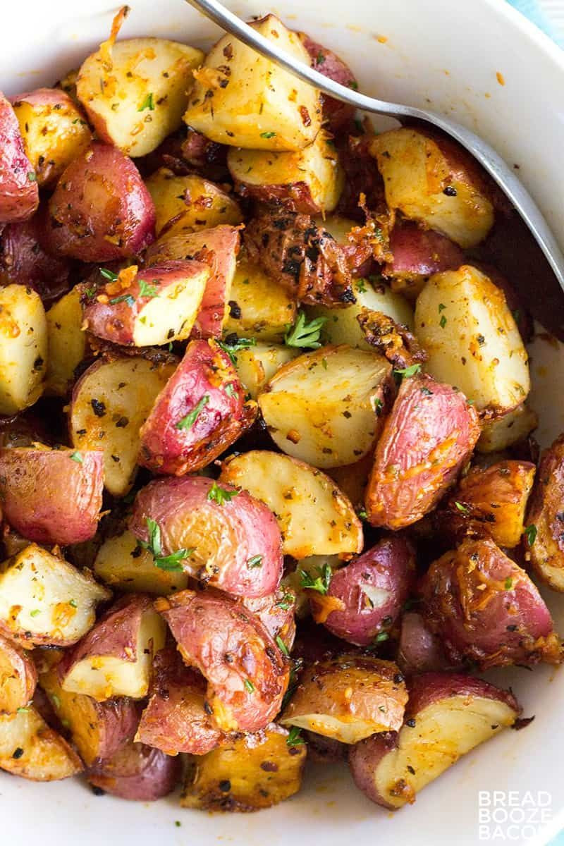 Microwave Red Potato Recipes
 Garlic Parmesan Roasted Red Potatoes are an easy to make