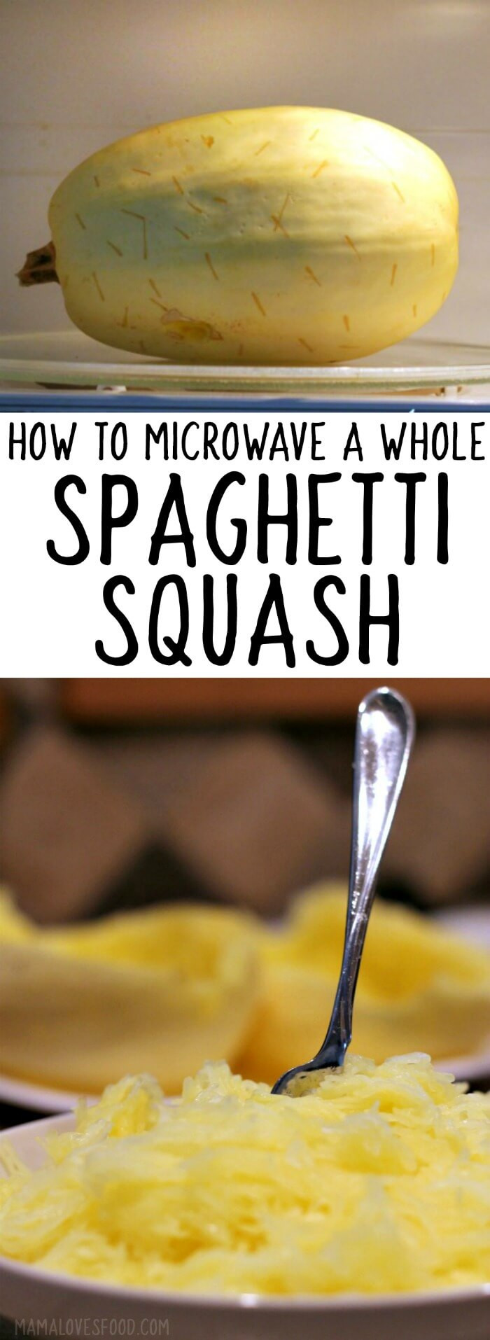 Microwave Spaghetti Squash Whole
 How to Microwave Spaghetti Squash Mama Loves Food