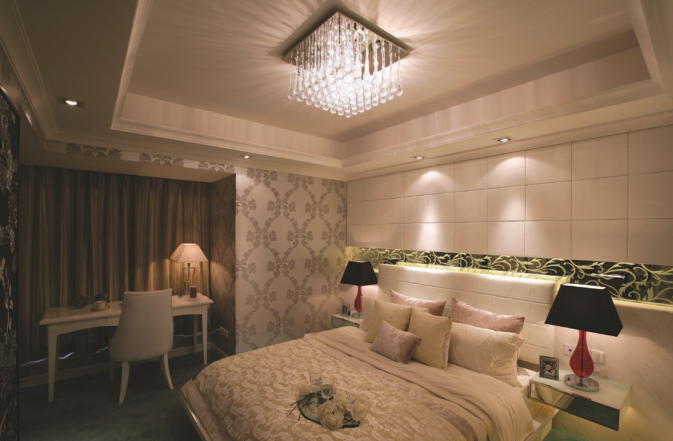 Modern Bedroom Sconces
 Modern Ceiling Lights Illuminating Shiny Interior