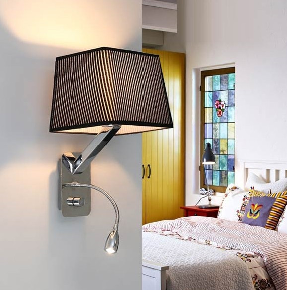 Modern Bedroom Sconces
 Creative Fabric Wall Sconces Band Switch Modern LED