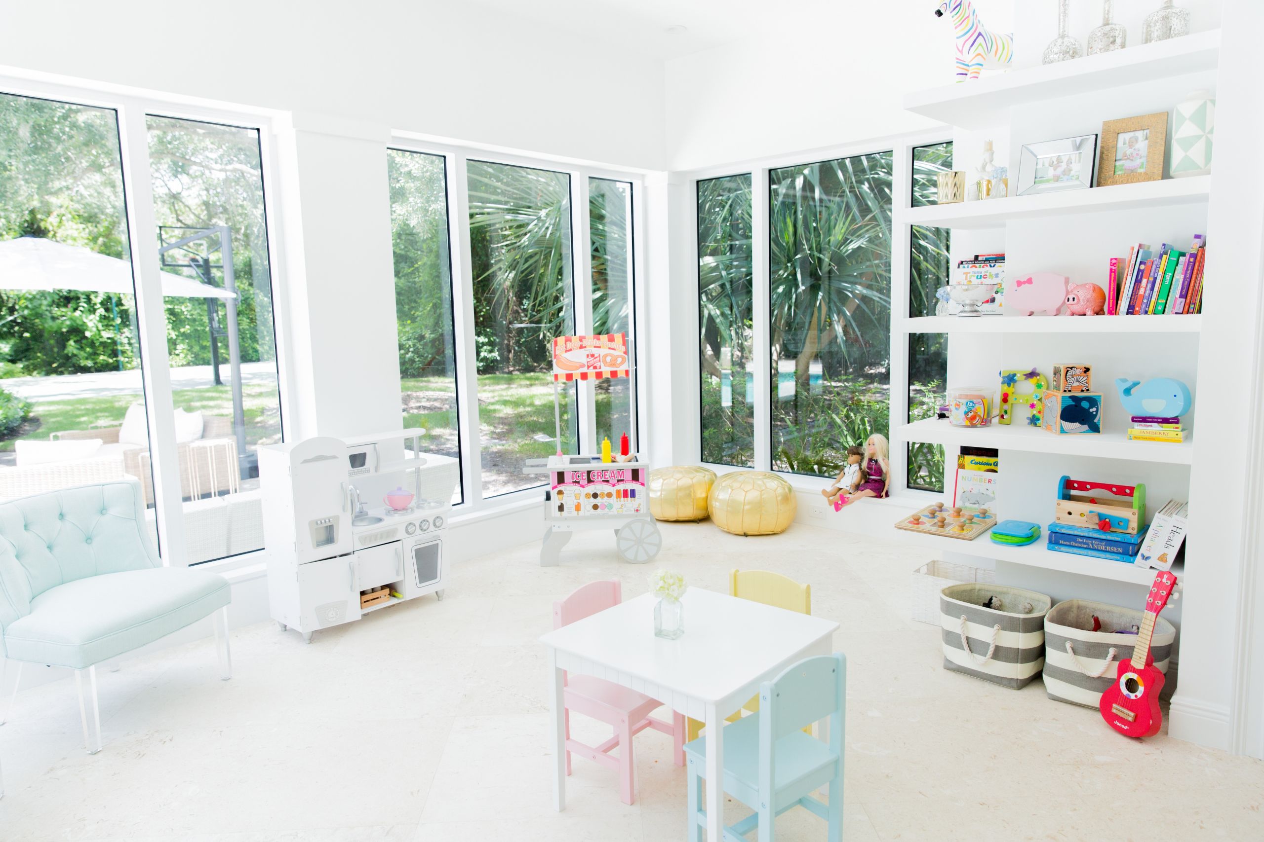 Modern Kids Play Room
 In the Playroom with Fashionable Hostess Project Nursery