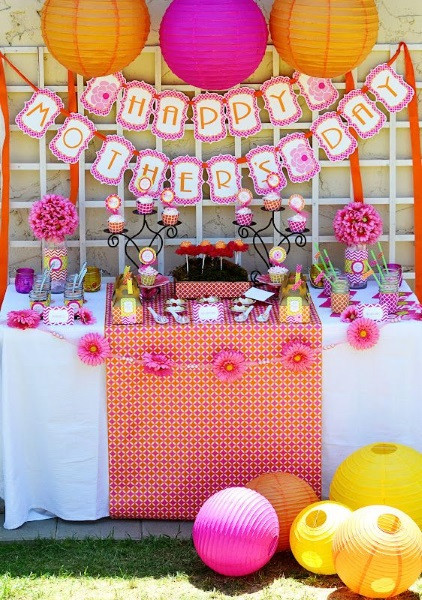 Mother's Day Party Theme
 60 Beautiful Mother s Day Party Ideas Pink Lover