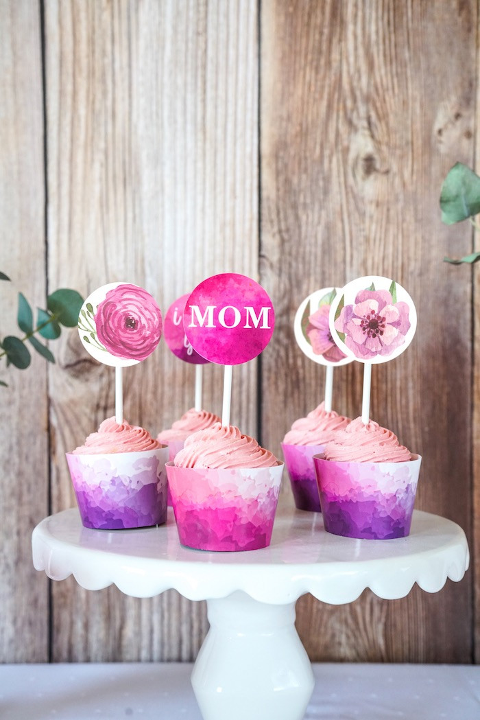 Mother's Day Party Theme
 Kara s Party Ideas Floral Mother s Day Party with Free