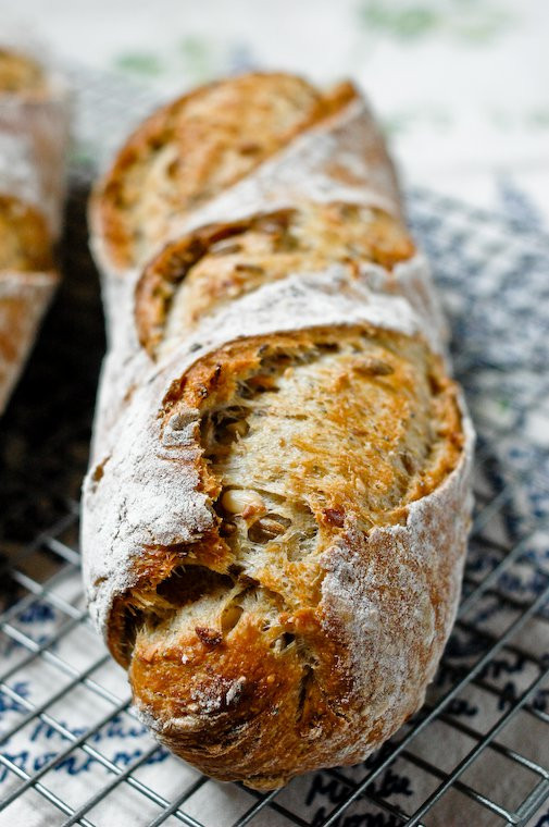 Multigrain Sourdough Bread
 Multigrain Starter Bread Recipe