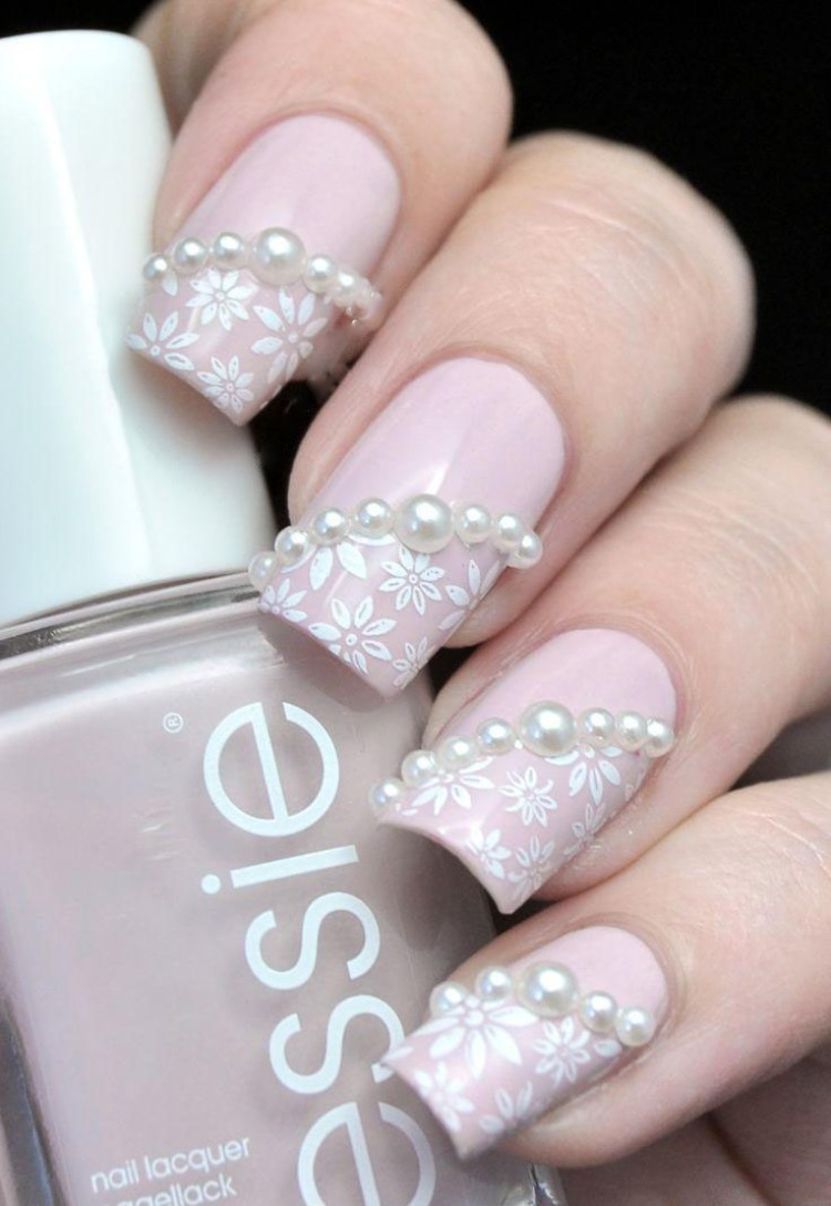 Nail Designs For A Wedding
 25 Beautiful Wedding Nail Designs for Every Bride