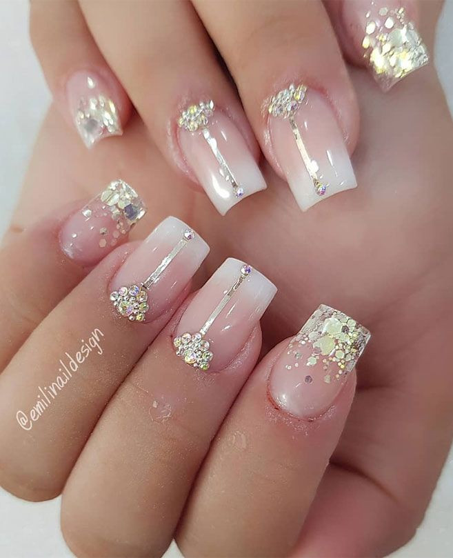 Nail Designs For A Wedding
 100 Beautiful wedding nail art ideas for your big day