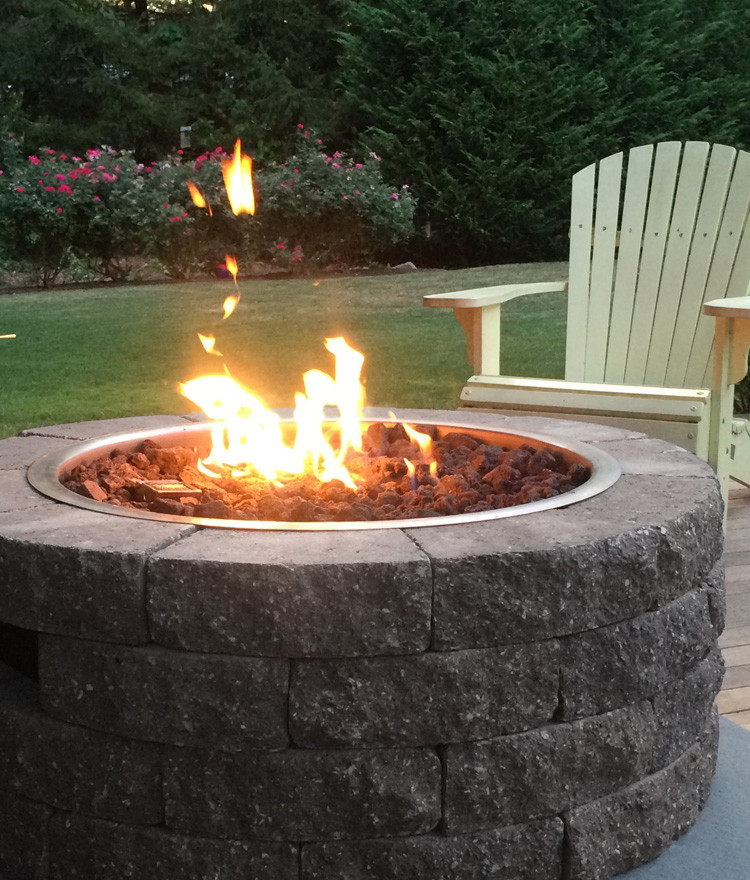 Natural Gas Patio Fire Pit
 Gas Fire Pit Kit Propane & Natural Gas