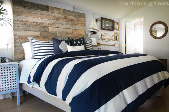 Nautical Master Bedroom
 The Thrifty Girl s Guide to Coastal Decor — the thinking