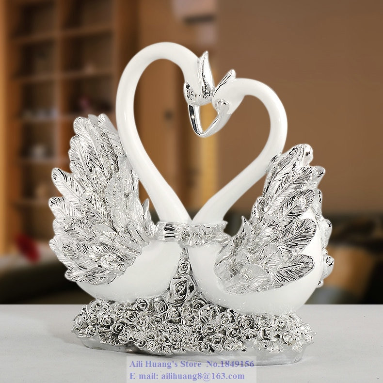 New Home Gift Ideas For Couples
 A80 Rose Heart Swan Couple swan wedding t ideas wedding