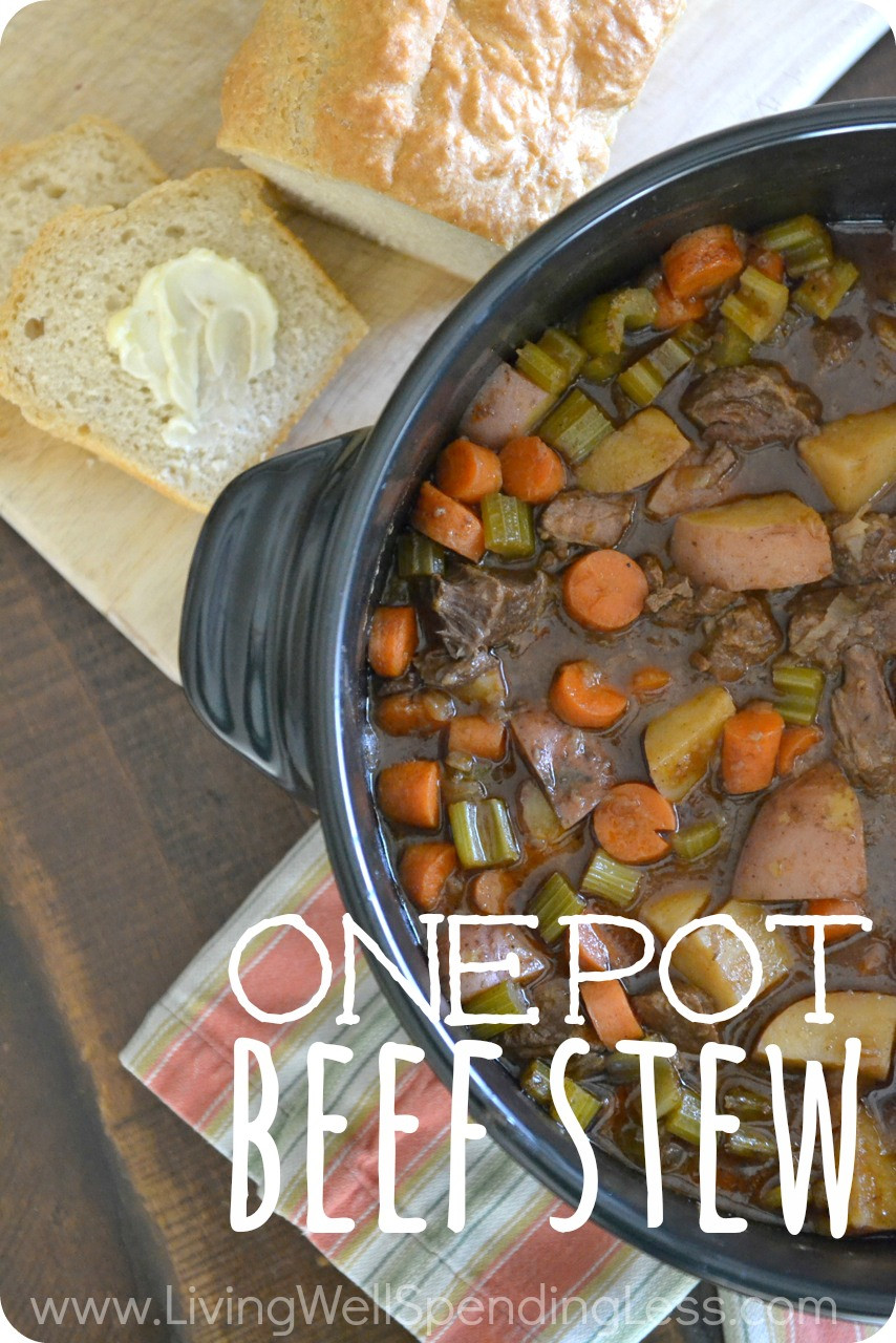 One Pot Beef Stew
 e Pot Beef Stew Living Well Spending Less