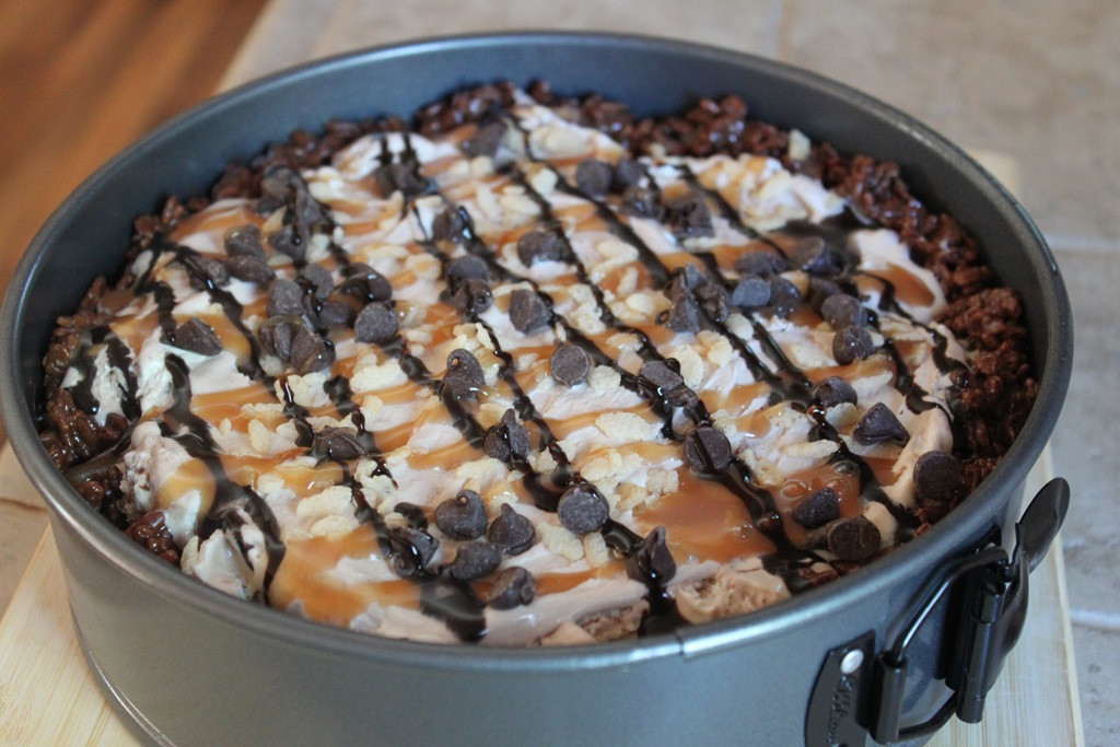 Oreo Ice Cream Cake Recipe Springform Pan
 Chocolate Rice Krispie Ice Cream Cake