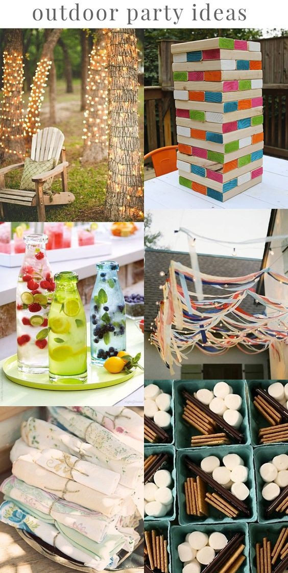 Outdoor Graduation Party Game Ideas
 Outdoor parties Party ideas and DIY ideas on Pinterest