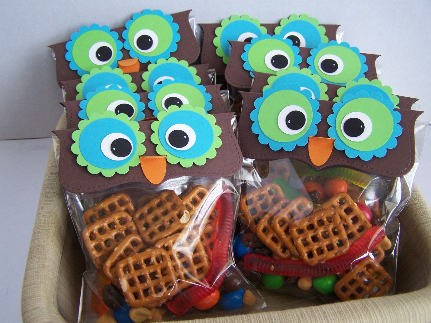 Owl Party Favors For Baby Shower
 Owl Birthday Treat Toppers Owl Birthday Party Favors