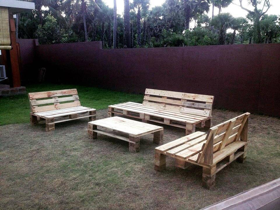 Pallet Backyard Furniture
 30 Easy Pallet Ideas for the Home