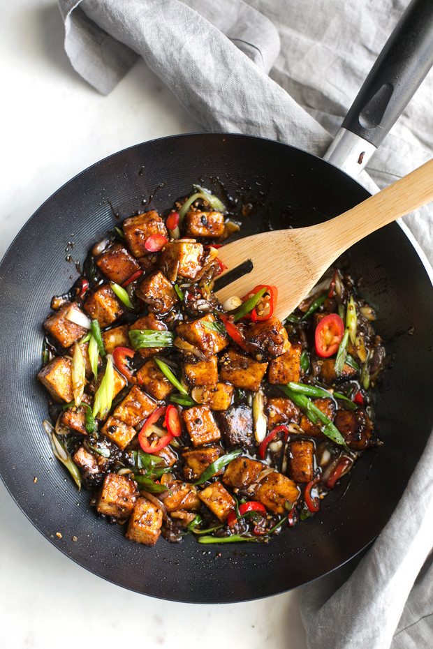 Pan Fried Tofu Recipes
 Crispy Black Pepper Tofu Stir Fry Recipe