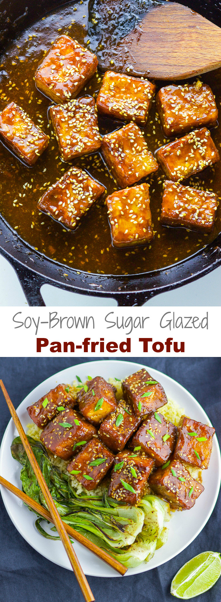 Pan Fried Tofu Recipes
 Soy Brown Sugar Glazed Pan fried Tofu