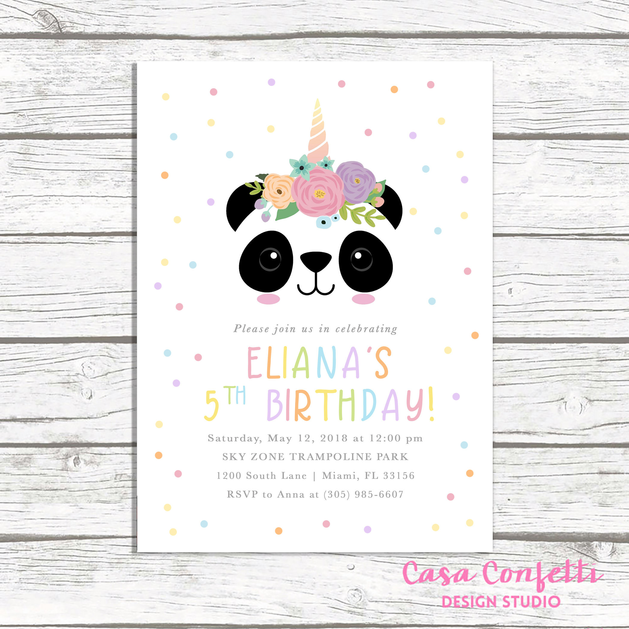 Panda Birthday Invitations
 Panda Invitation Panda Birthday Invitation Panda Face