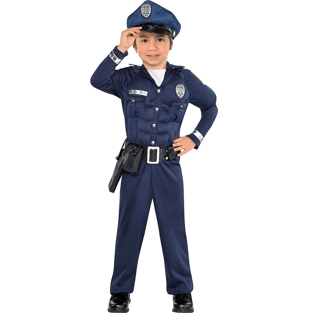 Party City Costumes Kids Boys
 Toddler Boys Cop Muscle Costume
