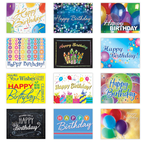 Personalized Birthday Cards
 Personalized Variety Birthday Card Assortment